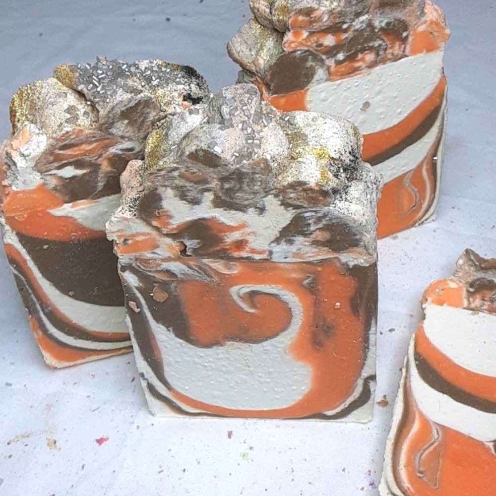 2 cinnamon orange scented soap bars - Picture 5 of 5